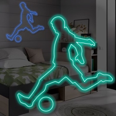 Futbol corre Neón