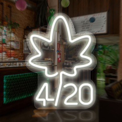 cannabis Neón