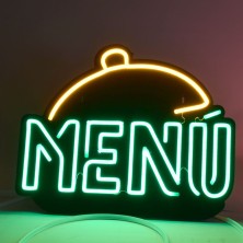 Menú  LED restaurante