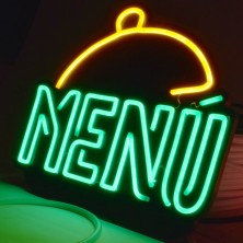 Menú  LED restaurante