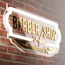Barber Shop Neón