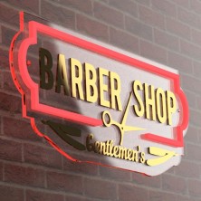 Barber Shop Neón