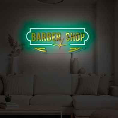 Barber Shop Neón