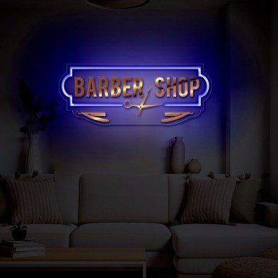 Barber Shop Neón