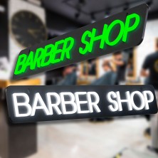 Barber Shop Neón PVC