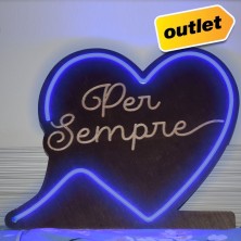 Corazon Per Sempre neón